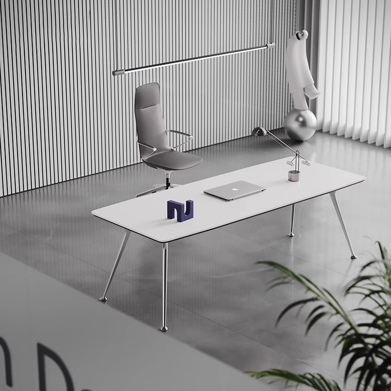 Office Management Technology - Bureau de gestionnaire longue et droite,
