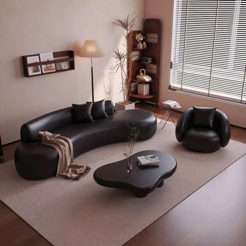 Office Tech Room - Canapé Courbé pour Appartement Compact, Salon,