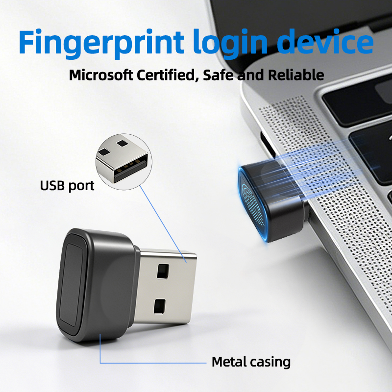 Fingerprint Reader Usb - Lecteur d'empreintes digitales biométriques, Scanner USB