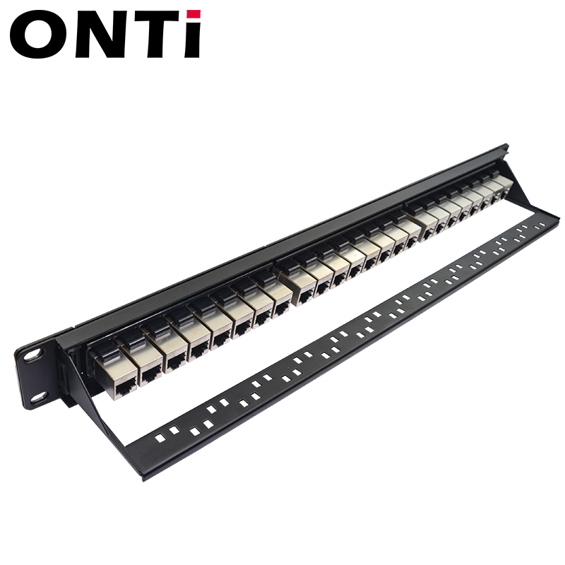 ONTi 19in 1U Rack 24 ports CAT - Server Rack Shelf avis et prix