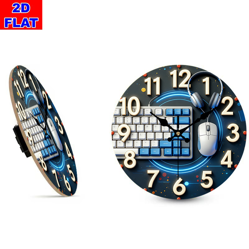 Horloge murale en bois de styl - Office Tech Room avis et prix