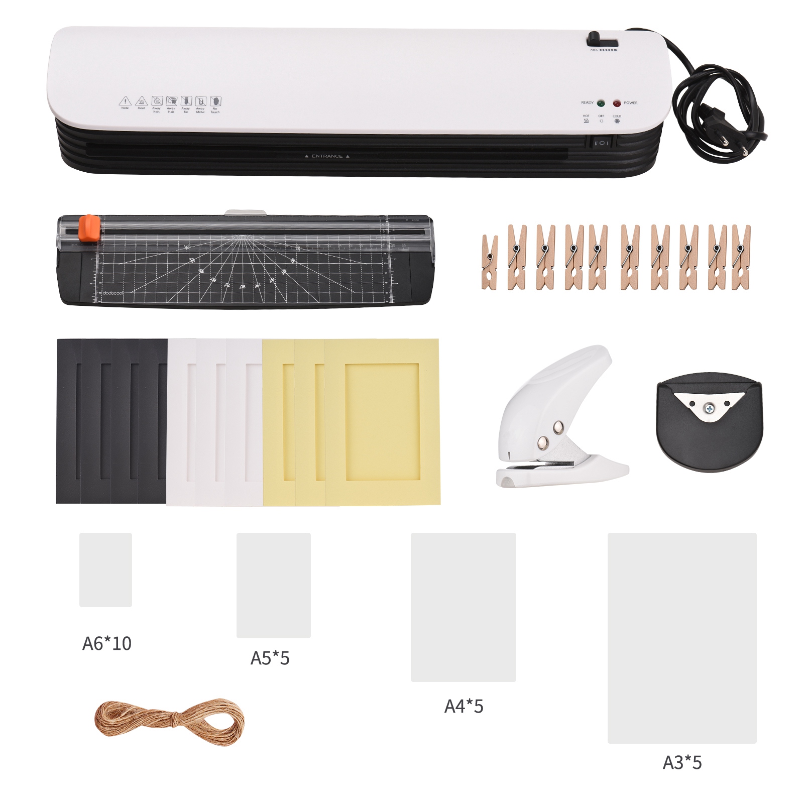 Ensemble de machine à plastifi - Laminator A3 Hot avis et prix