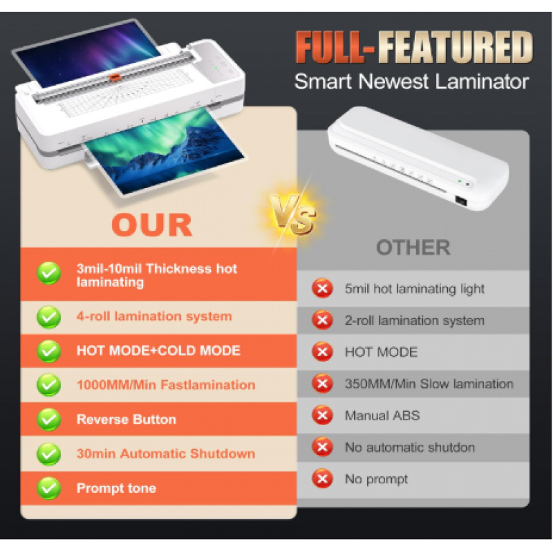 sl6316Fully Automatica3Laminat - Laminator A3 Hot avis et prix